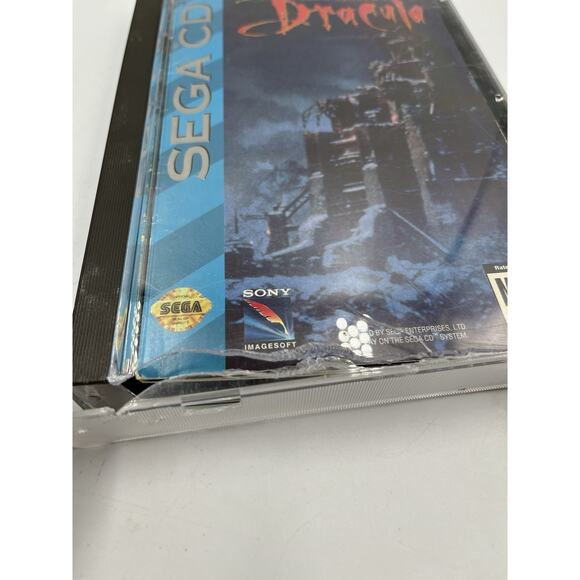 Bram Stoker's Dracula (Sega CD 1993) Complete CIB W/ Manual Good Disc - Picture 10 of 11